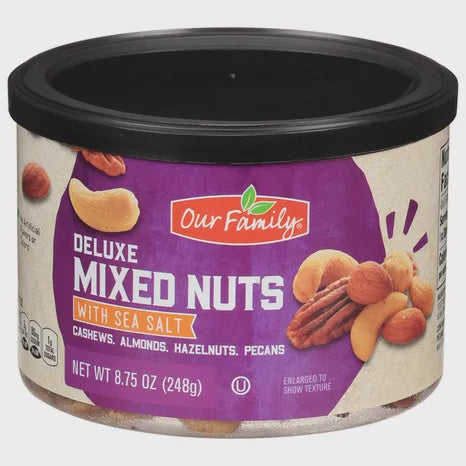 Our Family Deluxe Mixed Nuts 8.75 oz