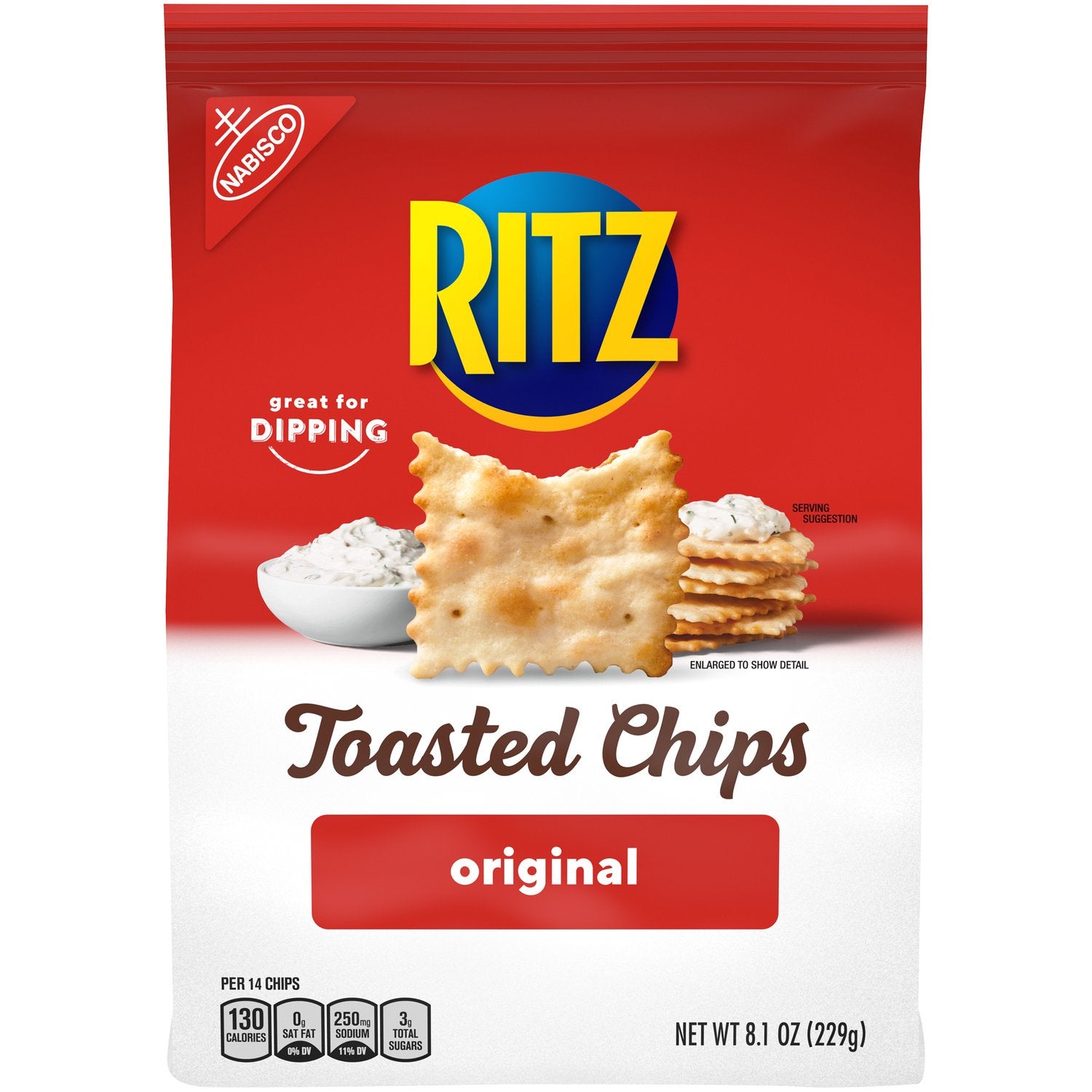 Ritz Toasted Chips Original 8.1oz