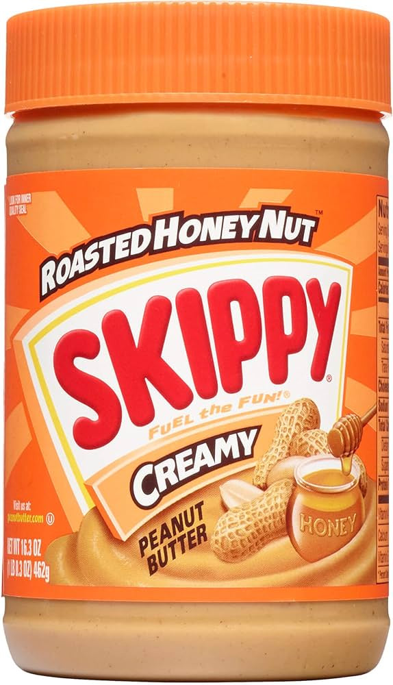 Skippy Creamy Peanut Butter w/Honey  Nut 16oz