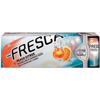 Fresca Peach Sparkling Soda Water 12pk cans