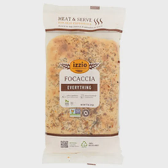 izzio Everything Focaccia Bread 11oz