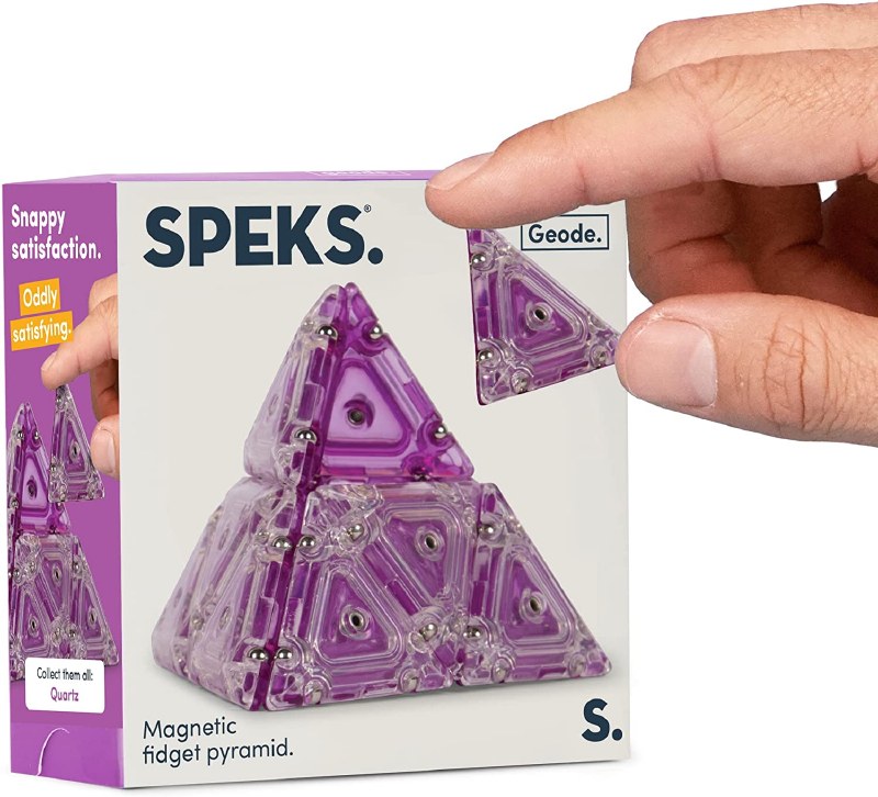 Speks. Geode Magnetic fidget pyramid