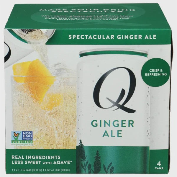 Q Mixers Ginger Ale 4pk