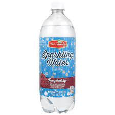 Our Family Sparkling Water Raspberry 1 Liter