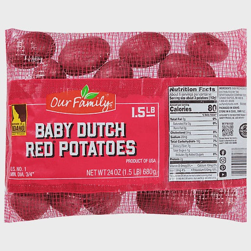 Our Family Baby Dutch Red Potatoes 24oz