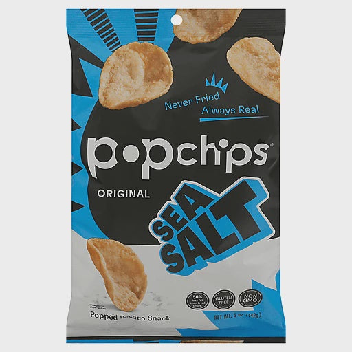 Popchips Sea Salt Flavored Potato Snacks 5 oz.