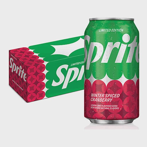 Sprite Winter Spiced Cranberry 12pk