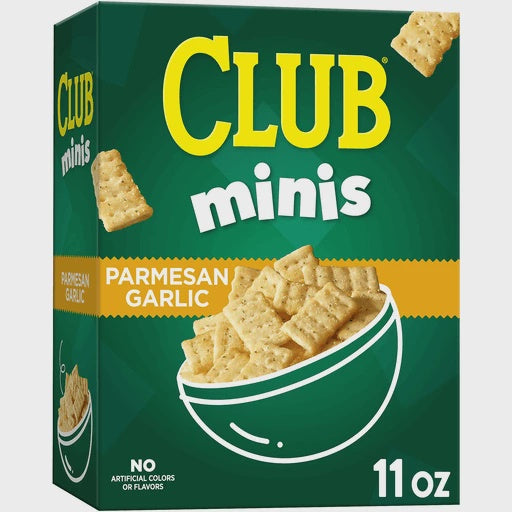 Keebler  Club Mini Cracker Garlic Parmesan 11oz