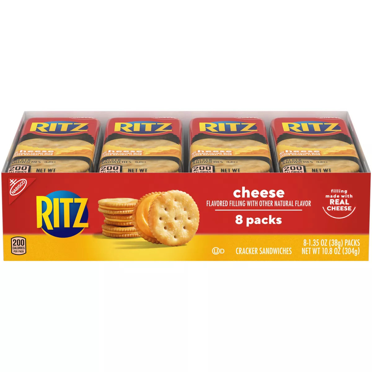 Ritz Sandwich Cheese Crackers 8 pack 1.75 oz