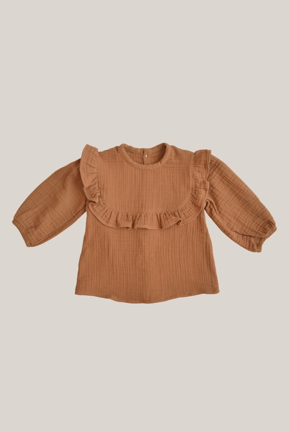 Ruffled Muslin Blouse 3-4 YR