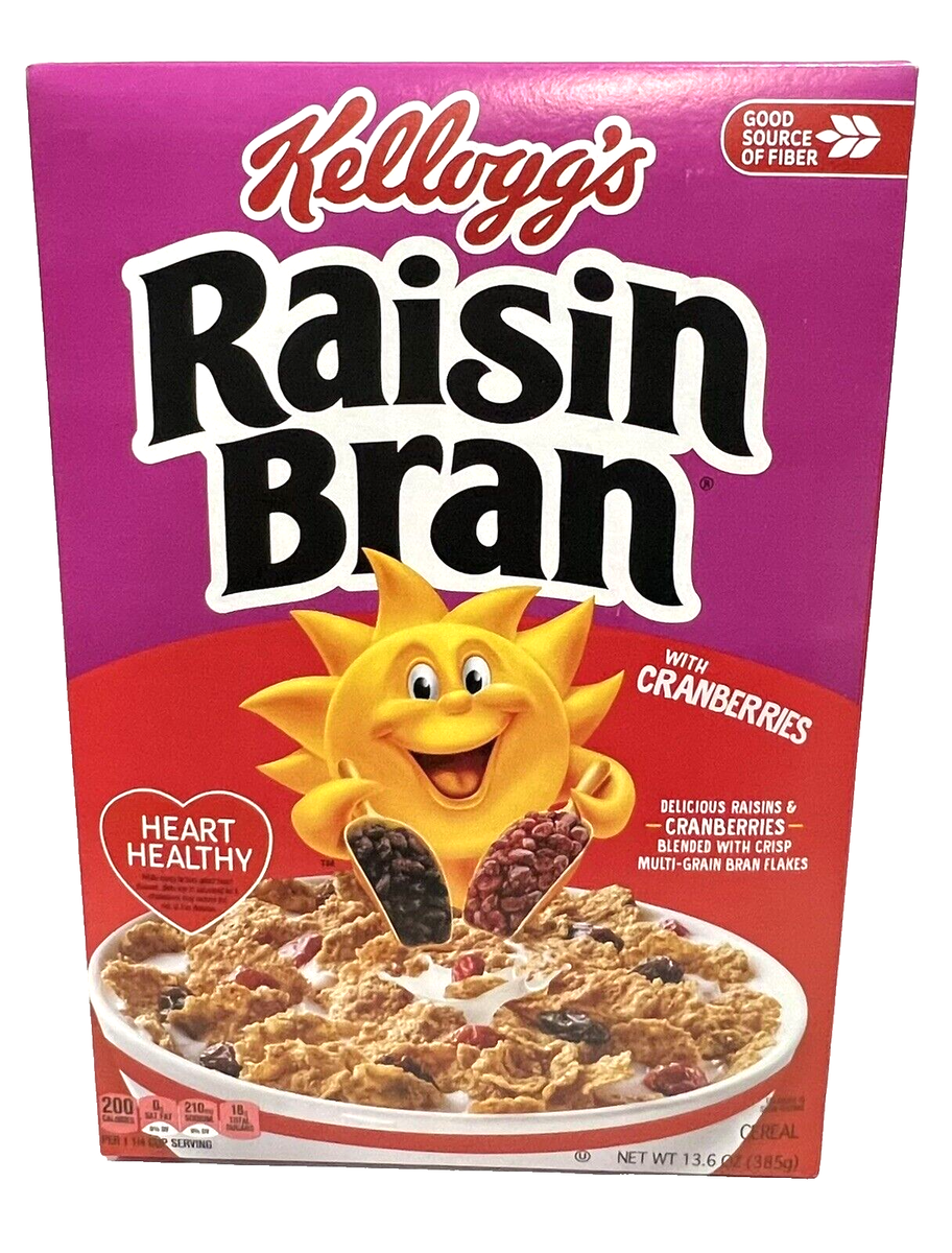 Kellogg Raisin Bran Cranberry 13.6oz