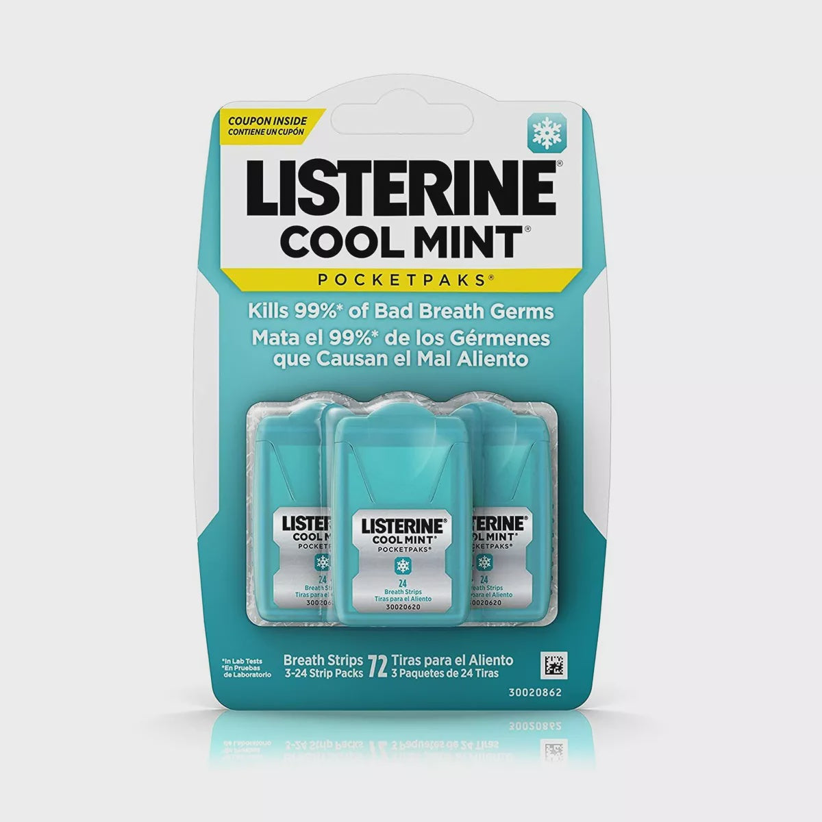 Listerine Coolmint Breath Strips 3pk