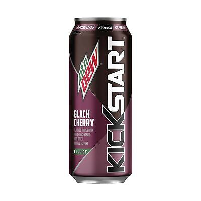 Mtn Dew Kick Start Black Cherry 16oz