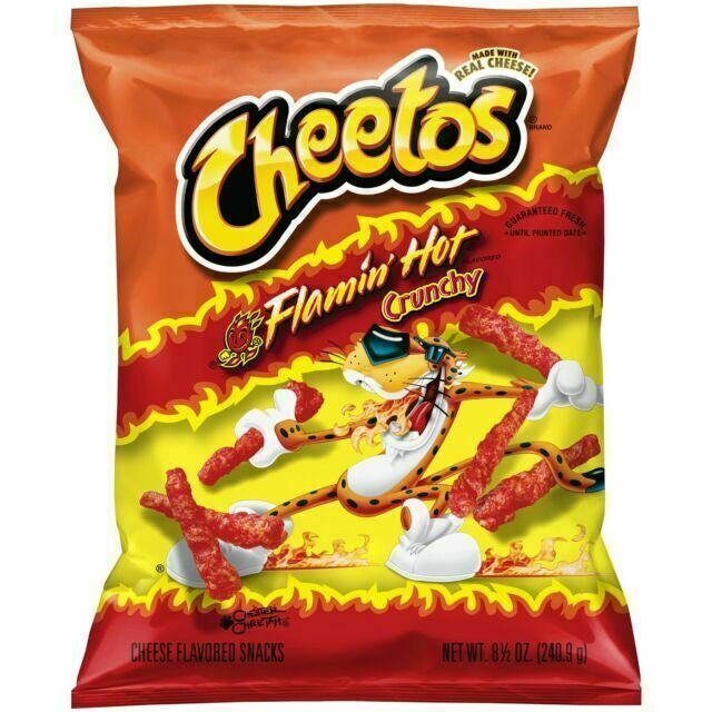 Cheetos Flamin Hot Cheese Snacks 8.5 oz.