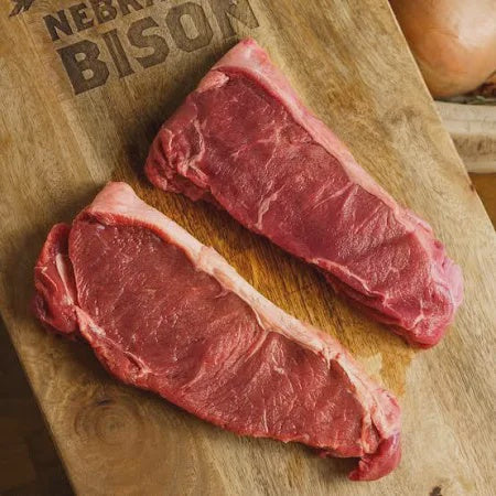 Bison, New York Strip Steak 8oz $15.99