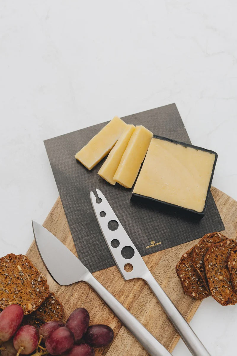 Cheese Board Presentation Cards Black 8pk