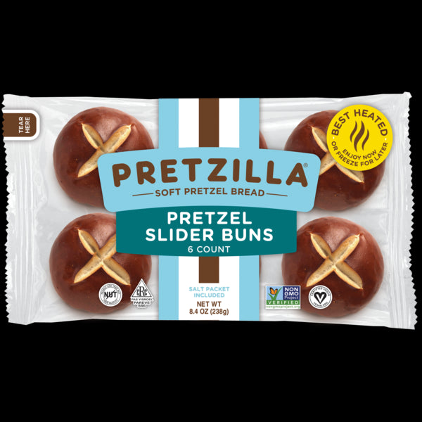 Pretzilla Slider Buns 8.4oz