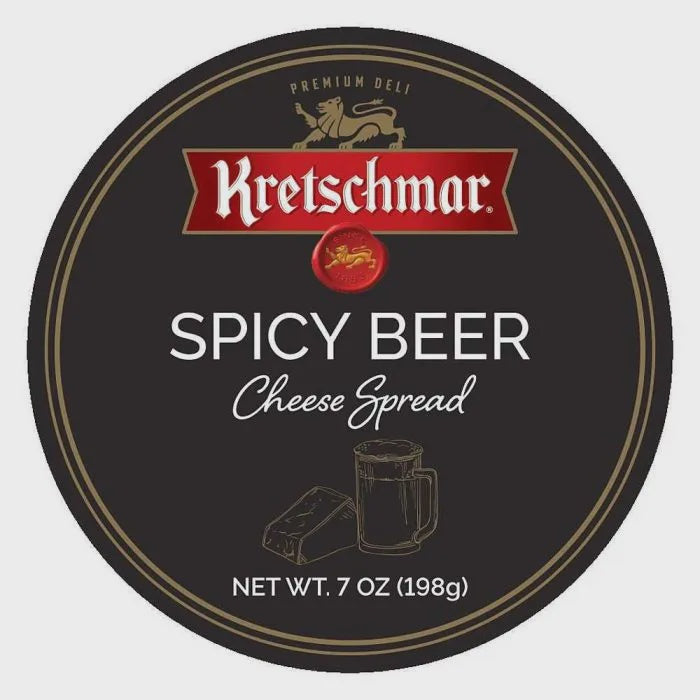 Kretscher Spicy Beer Cheese Spread 7oz