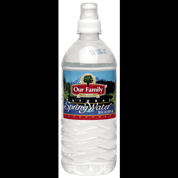Our Family Spring Water Sport Bottle 20 oz