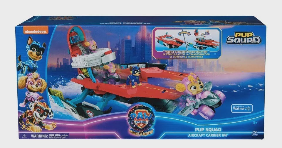 Paw Patrol Pup Squad Aircraft Carrier HQ