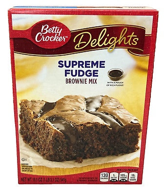 Betty Crocker Supreme Fudge Brownie Mix 19.1oz