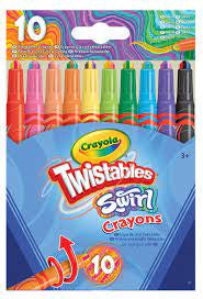 Twistables Swirl Crayons 10Pack