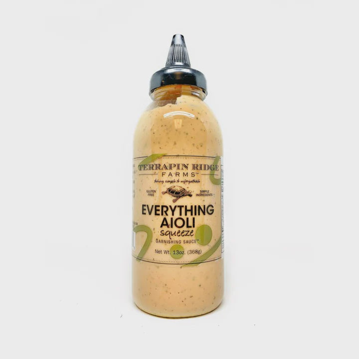 Terrapin Ridge Farms Everything Aioli Squeeze Garnishing Sauce 13oz.