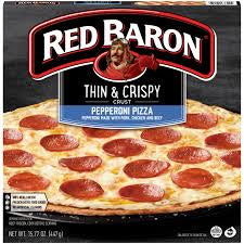 Red Baron Thin Crust Pepperoni Pizza 15.77oz