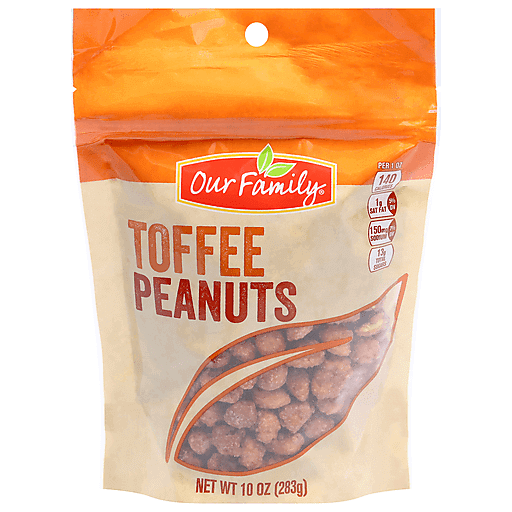 Our Family Toffee Peanuts 10oz