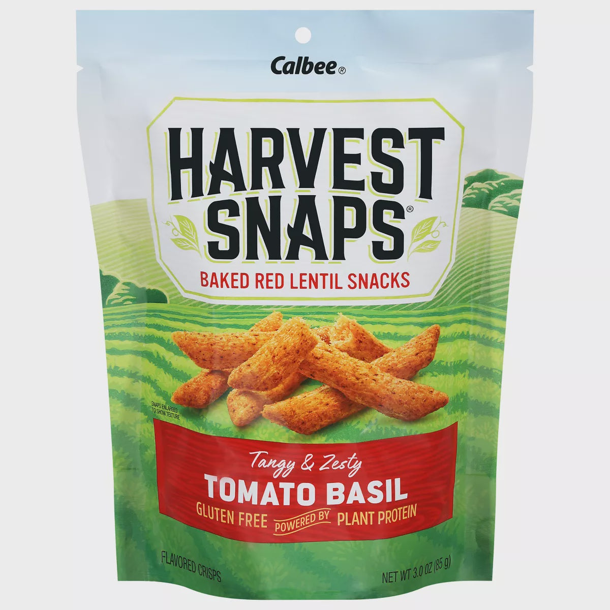 Harvest Snaps Tomato Basil Snacks 3oz