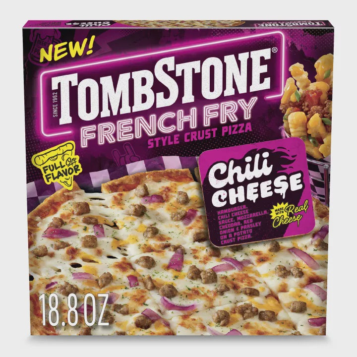Tombstone French Fry Crust Chili Cheese Pizza 12oz