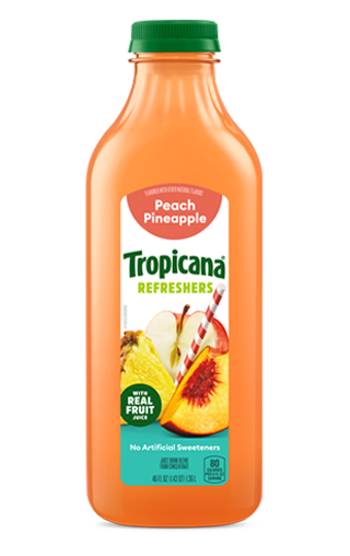 Tropicana Refreshers Peach Pineapple 46oz