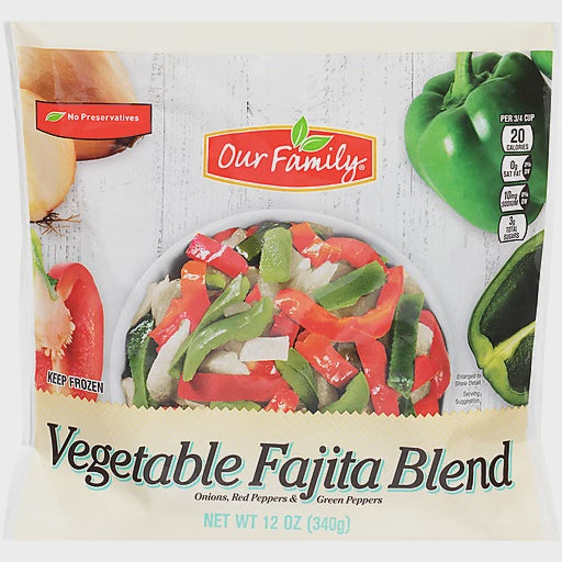 Our Family Fajita Blend Vegetables 12oz