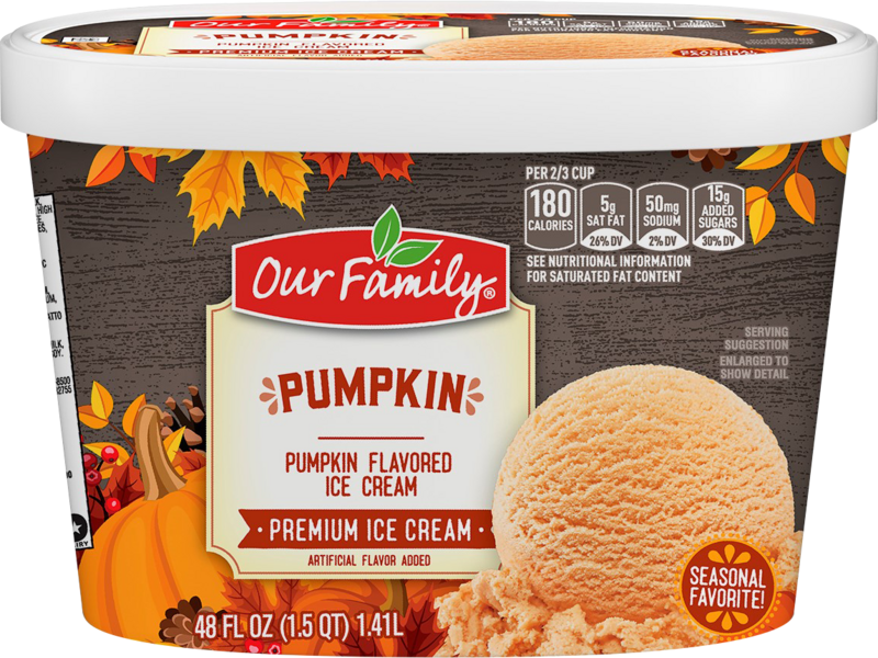 Our Family Pumpkin Pie Ice Cream 48oz