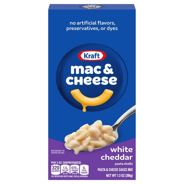 Kraft White Cheddar Macaroni & Cheese 7.3oz