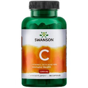 Vitamin C w/Rose Hips 1000mg 90 ct swansons