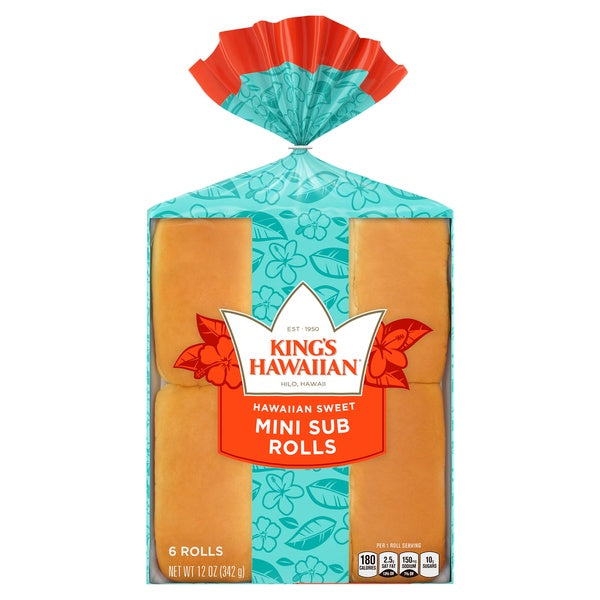 King's Hawaiian Mini Sub Rolls 6ct