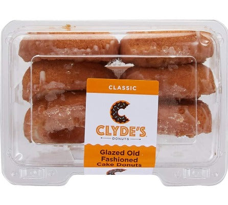 Clyde's Glazed Old Fashioned Cake Donuts 6ct.