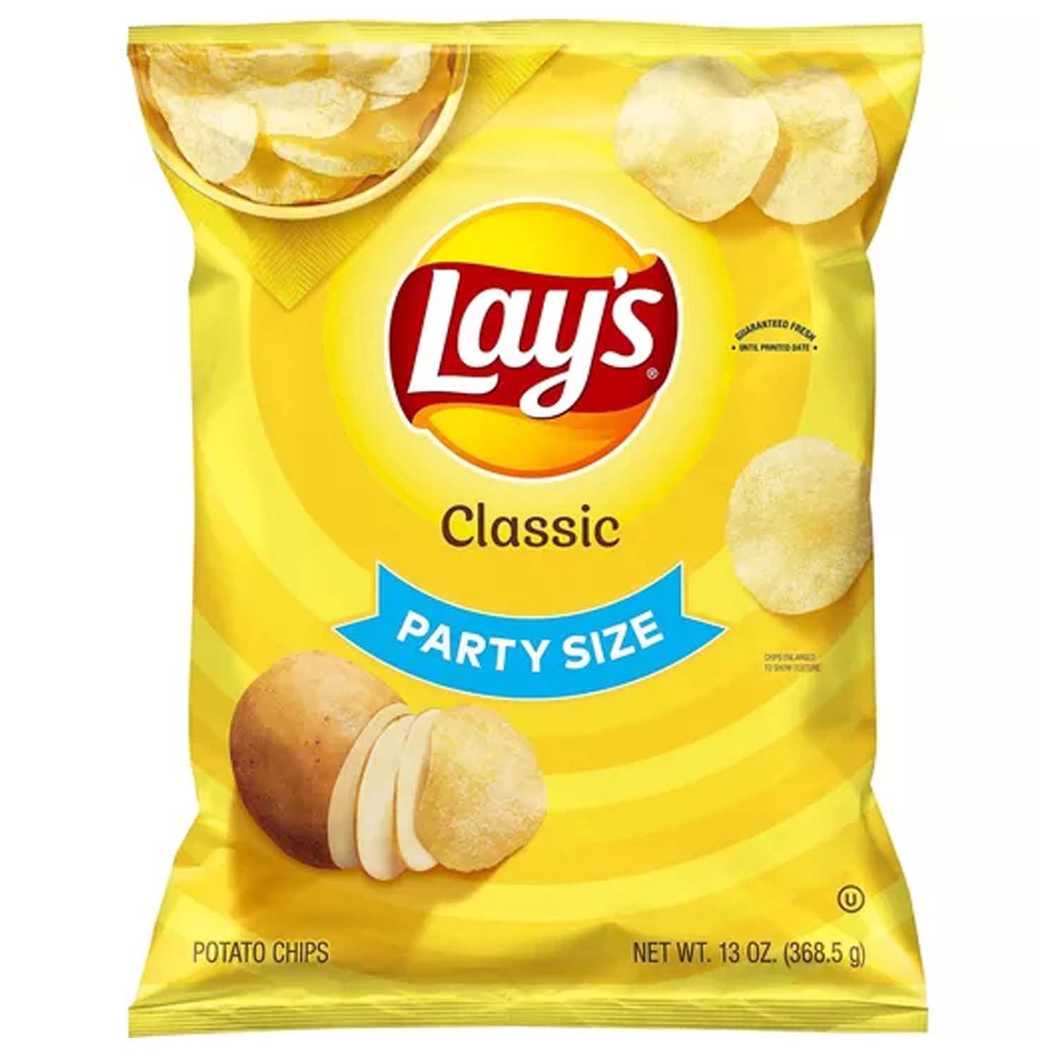 Lays Classic Potato Chips Family Size 13 oz.