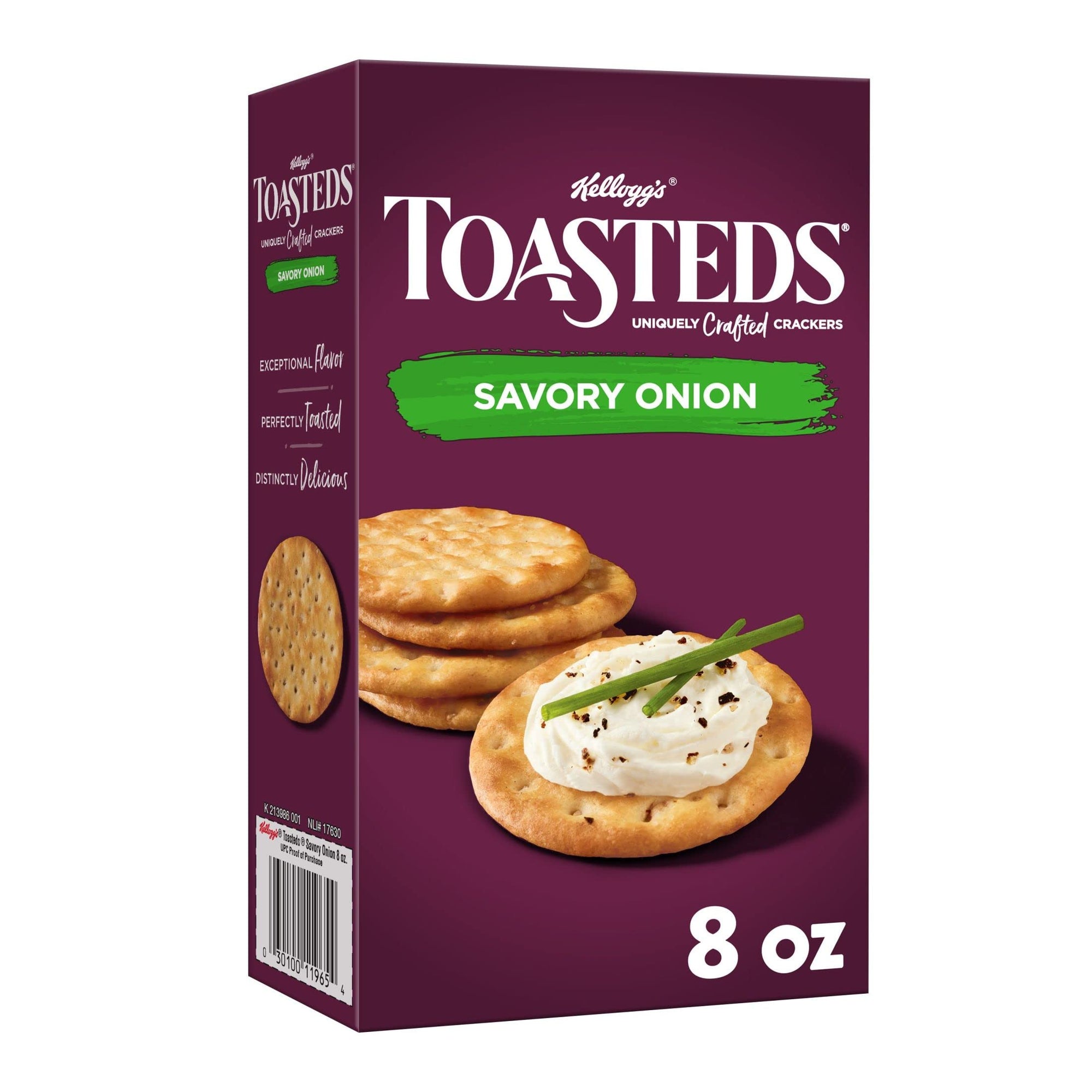 Toasteds Onion Crackers 8oz