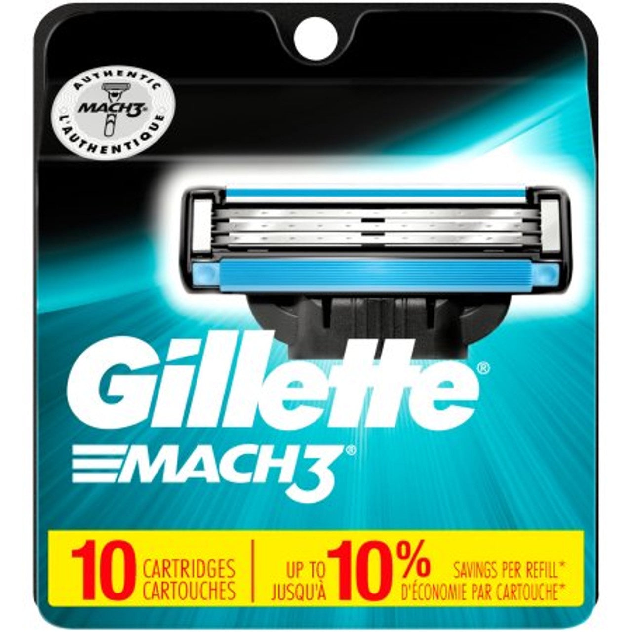 Gillette Mach 3 Razor Cartridge 10ct