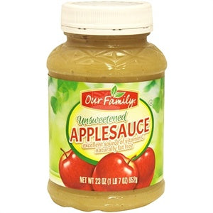 Our Family Original Applesauce 24oz