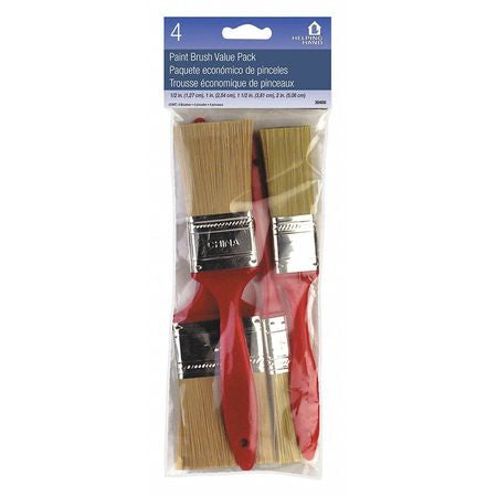 Helping Hand Assorted Paint Brush Set 4pk