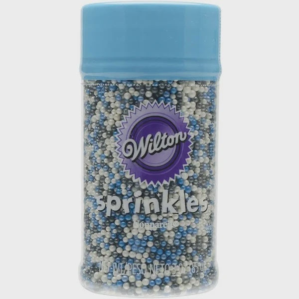 Wilton Holiday Sprinkles Snowflake Mix 2.3oz