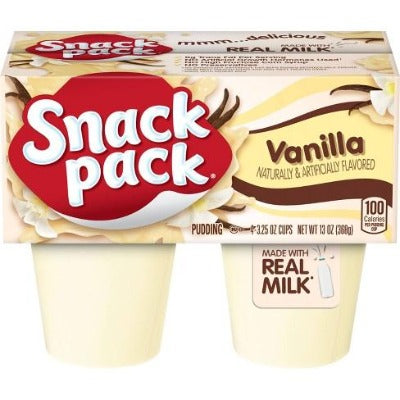 Snack Pack Pudding Vanilla 4pk