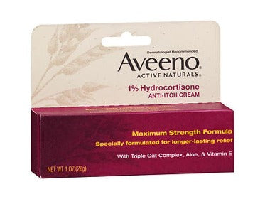 Aveeno 1% Hydrocortisone Anti-Itch Cream 1oz