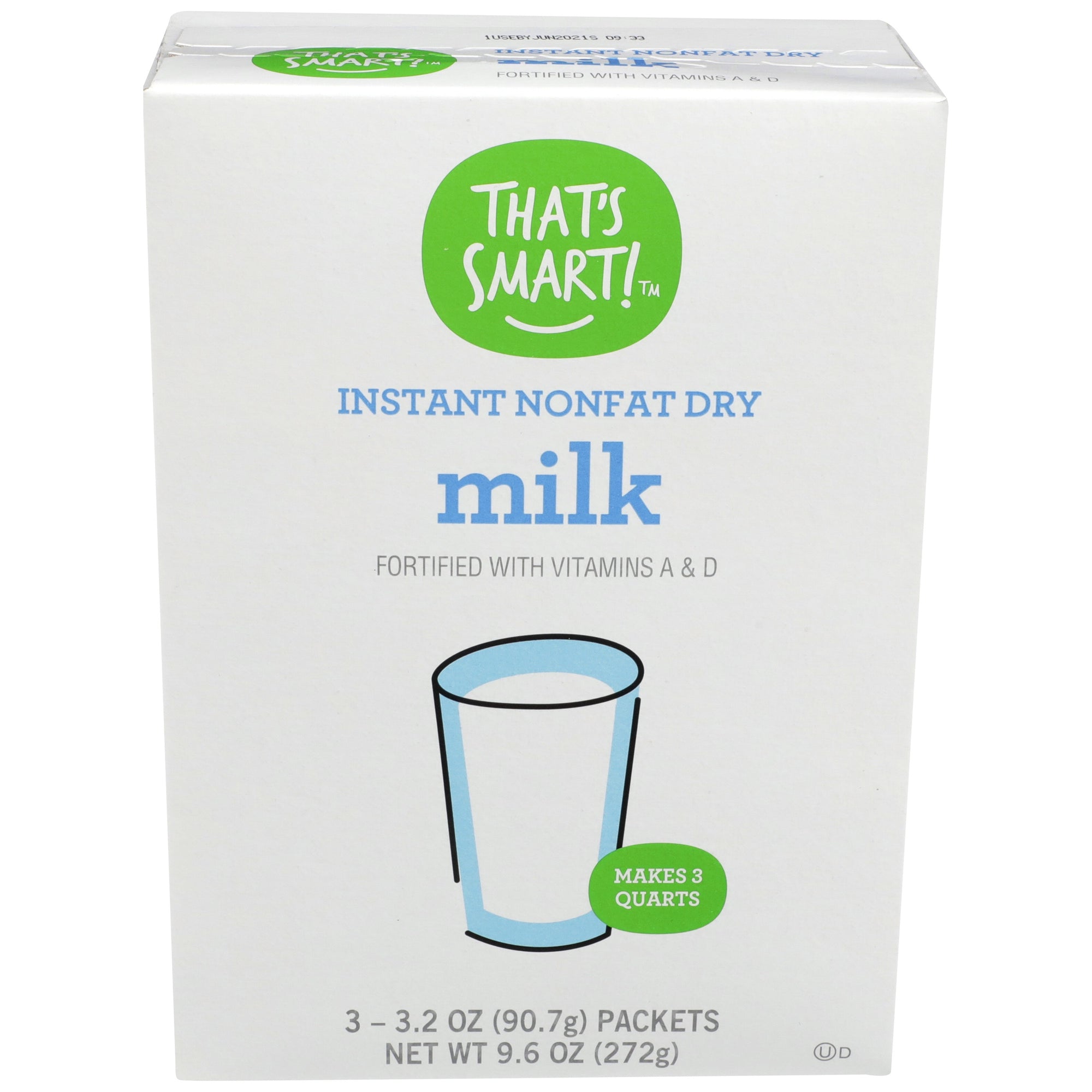 That's Smart Instant Non Fat Dry Milk 3pk