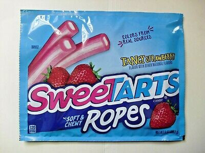 Sweet Tart Ropes Strawberry 9oz