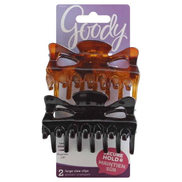Goody Slideproof Large Jaw Clip 2ct