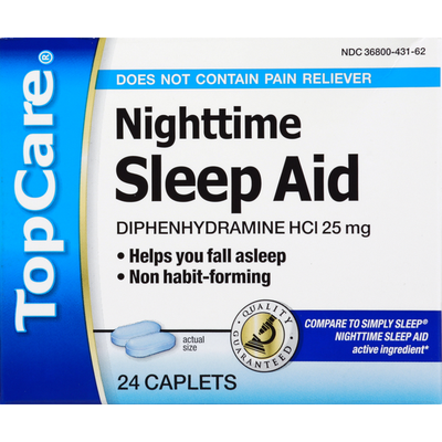Top Care Sleep Aid Capsules 24ct